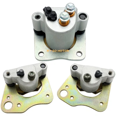 Front & Rear Brake Calipers w/Pads for Polaris Sportsman 400 450 500 570 800 ETX - Image 1 of 4