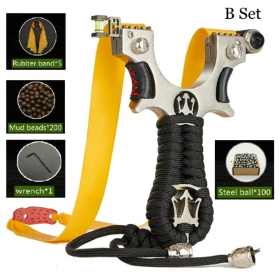 Catapulta Fionda da Caccia Professionale con Elastici Laser Punta Bersaglio - Immagine 1 di 4