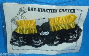 Knott's Berry Farm "Gay Nineties" Showgirl Garter NIB - Picture 1 of 2