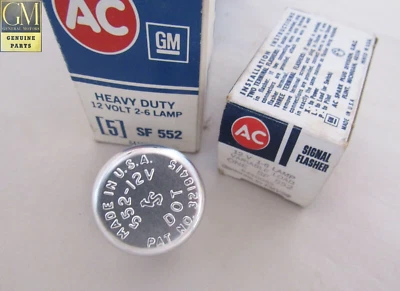 NOS 1964-79 Chevy Pontiac Olds 4 Way Flasher (4 bulb Tung Sol 552) GM # 6450089 - Image 1 of 4