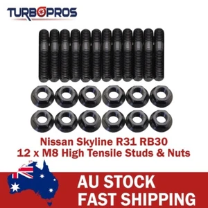 High Tensile Intake Manifold Stud Kit For Nissan Skyline R31 RB30 - Foto 1 di 5