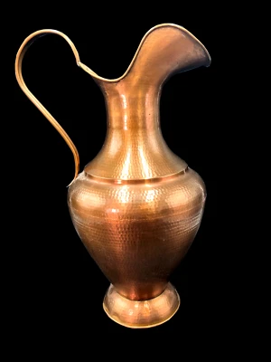 Vase, massiv Kupfer in Kannenform, Höhe 52 cm - Bild 1 von 4