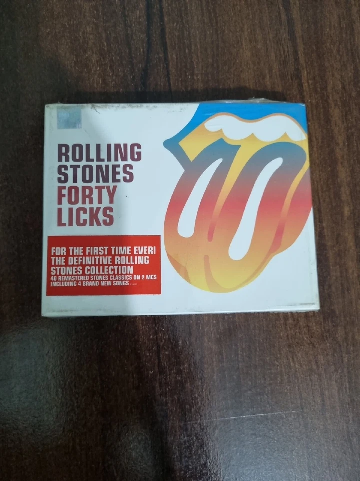 Rolling Stones Forty Licks Audio Cassette INDIA IMPORT SEALED Mint - Image 1 of 4