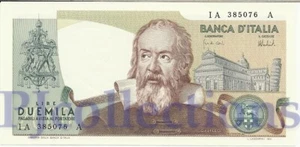 ITALY 2000 LIRE 1973 PICK 103a UNC - Imagen 1 de 2