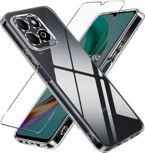 Pour HONOR X6B VERRE TREMPÉ + COQUE TRANSPARENT PROTECTION ANTICHOC INTEGRAL - Zdjęcie 1 z 11