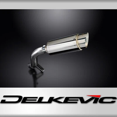 BMW R1200GS 2004-2009 Delkevic Kit de silenciador de escape redondo de acero inoxidable de 8" Foto 1 de 4