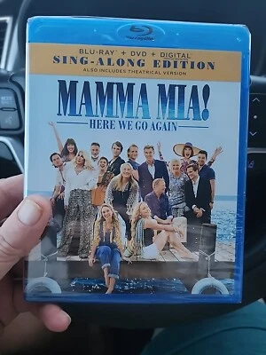 Mamma Mia Here We Go Again Sing-Along Blu Ray NEW Digital May Not Be Available Foto 1 de 2