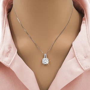 Collar de plata para mamá día de la madre hermana mamá niñera abuela regalo personalizado - Imagen 1 de 11