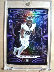 2023 Jalen Carter Panini Obsidian Rookie Purple Electric Etch RC /75 MINT 🔥🔥🔥 - Bild 1 von 2