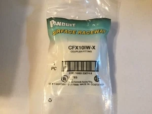 Un (1) accesorio de acoplador de superficie de pista de carreras Panduit CFX10IW-X - Imagen 1 de 2