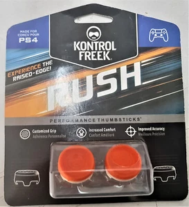 KontrolFreek, PFS Performance Thumb Stick grips RUSH Orange PS4 / PS5 UK SELLER - Picture 1 of 8
