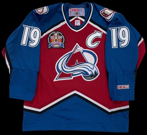 JOE SAKIC COLORADO AVALANCHE 1996 STANLEY CUP CCM JERSEY LARGE Cover