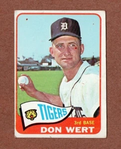 1965 O-Pee-Chee Rare Print Error #271 Don Wert (front) #248 Triandos (back) - Bild 1 von 2