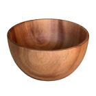 1pc prep bowls Wooden Bowls for Food Wooden Salad Serving Bowl