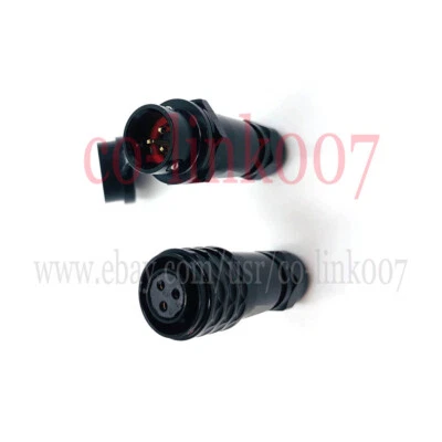 12mm WEIPU SA12 Inline Aviation Plug & Socket Circular Connector 3 pins - Image 1 of 4