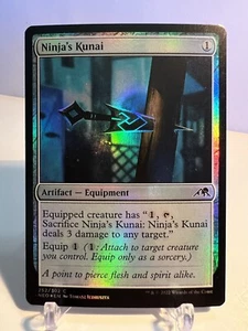 Ninja's Kunai Foil (252) Kamigawa: Neon Dynasty NEO MTG Magic - Picture 1 of 2