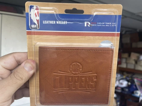 Los Angeles Clippers Leather Bi-Fold Wallet NBA Cover