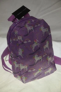 NEW Purple Unicorn Print KENDALL + KYLIE Mini Nylon Backpack Purse Bag - Picture 1 of 2