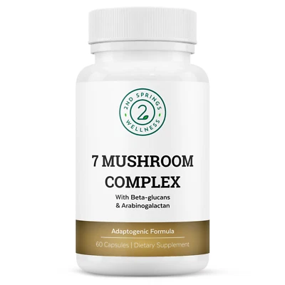 Complejo de hongos orgánicos - Mezcla de 7 hongos apoyo inmunológico nootrópico y cognitivo Foto 1 de 4