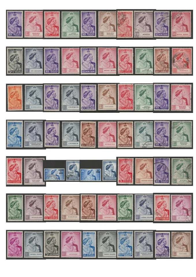 Reale Argento Matrimonio Rsw 1948 1949 come Nuovo E Usato Set - Multiple Lista - Immagine 1 di 1