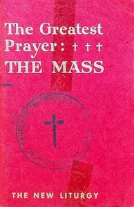 The Greatest Prayer the Mass New Liturgy 1966 Booklet - Picture 1 of 1