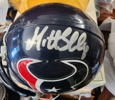MINICASCOS AUTOGRAFIADOS MATT SCHAUB CON CERTIFICADO DE AUTENTICIDAD HOUSTON TEXANS Foto 1 de 4