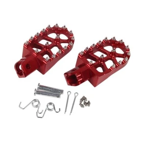 Seat Of Pair Rear Passenger Foot Rest Pegs Fits For Honda MSX-125 Grom 2014- Red - Bild 1 von 1