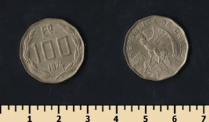 Chile 100 escudo 1974 - Picture 1 of 1
