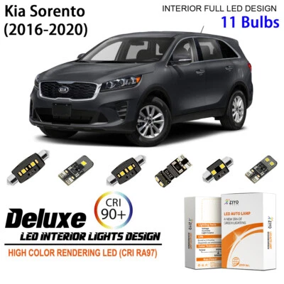 LED Light Bulbs Interior Light Kit White Dome Light for 2016-2020 Kia Sorento - Image 1 of 4