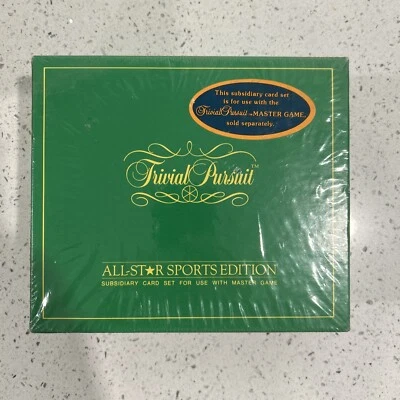 Trivial Pursuit ALL STAR SPORTS Edition Subsidiary Card Set FACTORY SEALED - Image 1 of 4