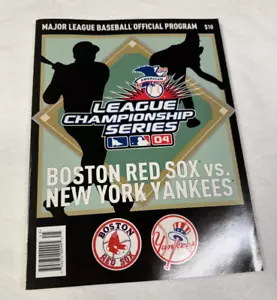 2004 MLB ALCS Official Program Yankees vs. Red Sox - Picture 1 of 1