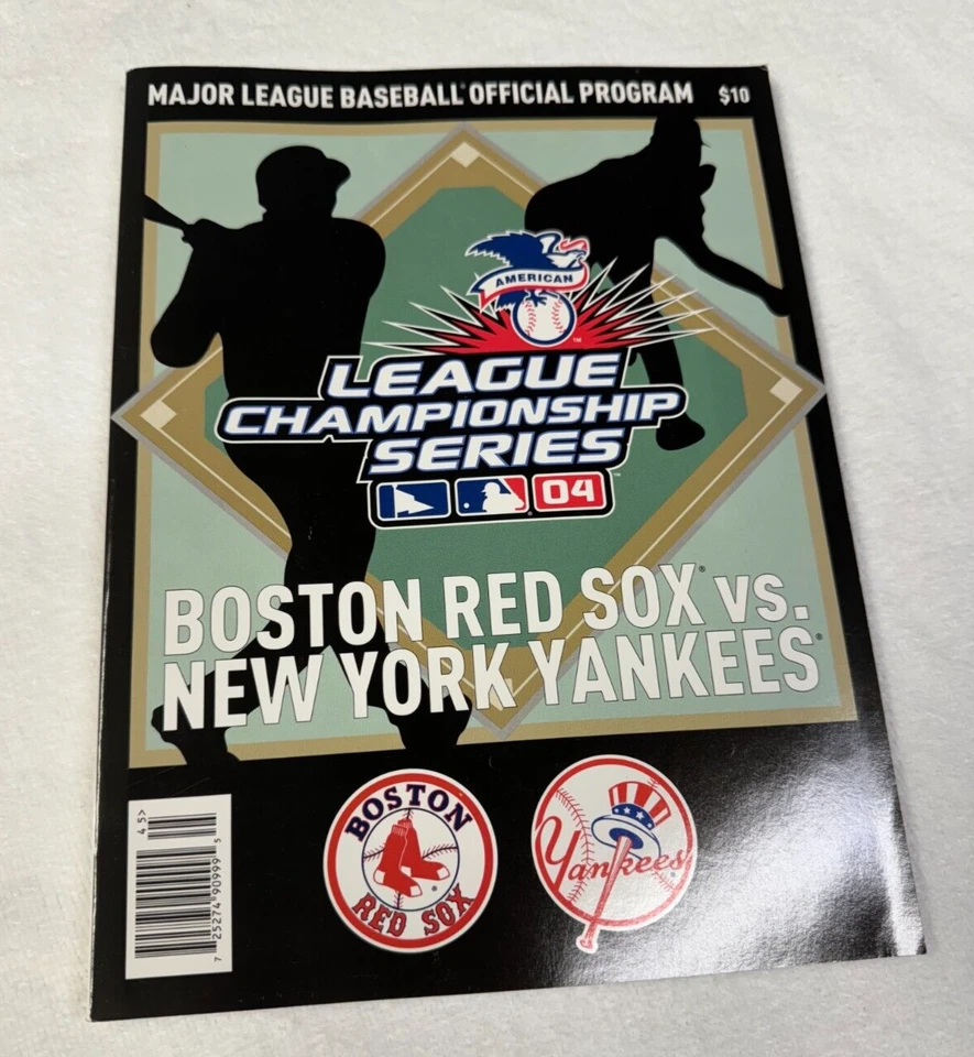 2004 MLB ALCS Official Program Yankees vs. Red Sox - Image 1 of 1