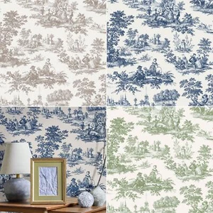 Cottage Chic Toile Paisaje Barroco Galería - Imagen 1 de 7