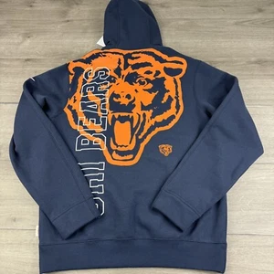 Chicago Bears Nike Hoodie Men's Small NWT Big Print AOP $100 - Picture 1 of 8