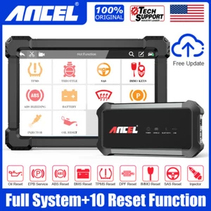 2024 Automotive Bluetooth Full System OBD2 Scanner Tablet Car Diagnostic Tool US - Picture 1 of 6