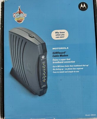 Open Box Motorola SURFboard SB5101u Cable Modem W/ Power Cord And Ethernet Cable - Image 1 of 2