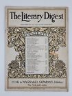 Vtg The Literary Digest March 7, 1908  - Funk & Wagnalls In Good Condition