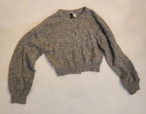 Maglione maglia H&M diviso grigio taglia XSMALL misto lana acrilica XS - Foto 1 di 4