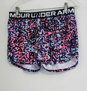 Under Armour Big Girls Play Up Printed Shorts Multi Sz YXL - NWT - Picture 1 of 1