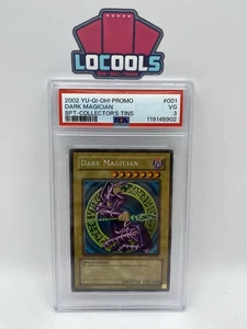2002 YU-GI-OH! PROMO BPT-COLLECTOR'S TINS 001 DARK MAGICIAN PSA 3 - Picture 1 of 2