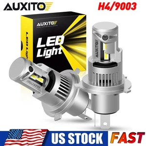 2Pcs LED Headlights H4 9003 Super White 6000K High Power 90W 20000LM Wireless - Picture 1 of 12