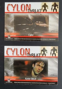 2005 BATTLESTAR GALACTICA CYLON THREAT CHASE CARDS - Picture 1 of 1