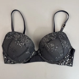 Victoria's Secret Push-up-BH Miraculous Plunge Bombshell Add 2 Körbchen neu ohne Etikett - Bild 1 von 8