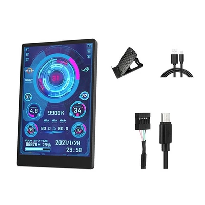 3,5 Zoll IPS Typ C Sekundärbildschirm für Computer CPU GPU HDD Display7208 - Bild 1 von 4