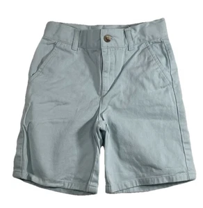 Janie and Jack Boy Chambray Blue Shorts Size 4 Adjustable Waist - Picture 1 of 3