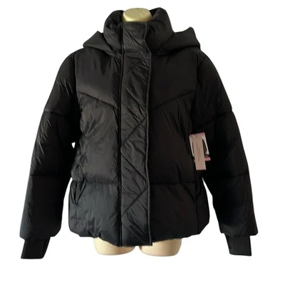 Chaqueta de esquí de invierno BCBGeneration Premium Performance negra acolchada pequeña para mujer Foto 1 de 4