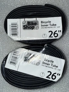 2-PZ 26" Tubi interni bici negozio ADATTI LARGHEZZE PNEUMATICI: 1,75" - 2,25" - Foto 1 di 2