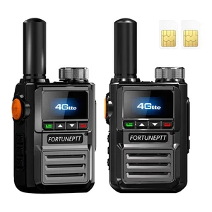 2er-Pack Global Walkie Talkie große Reichweite - Walkie Talkies PoC Radios unbegrenzte Ra... - Bild 1 von 9