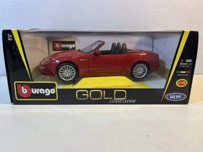 Maserati GT Spyder Diecast Model Car: 1/18 Scale By Bburago Gold - Image 1 of 4