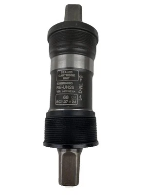 Shimano BB‑UN26 Bottom Bracket – D‑NL R – BC1.37×24 – 68 mm - Image 1 of 4